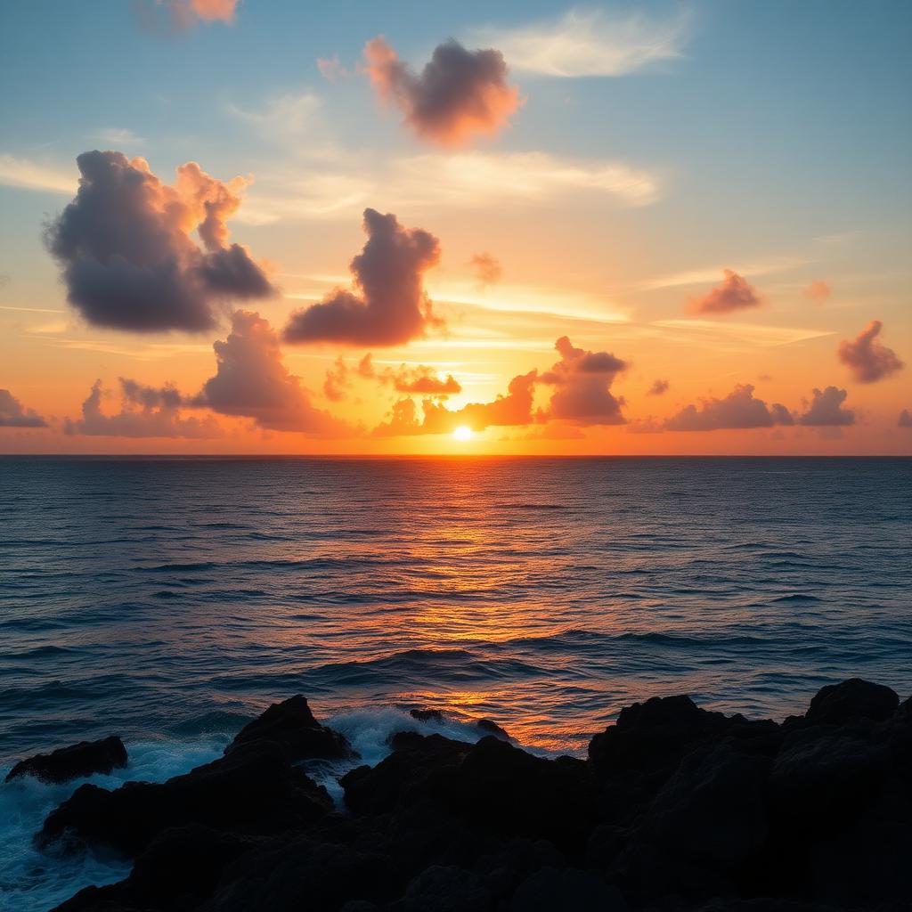 Caribbean sunrise